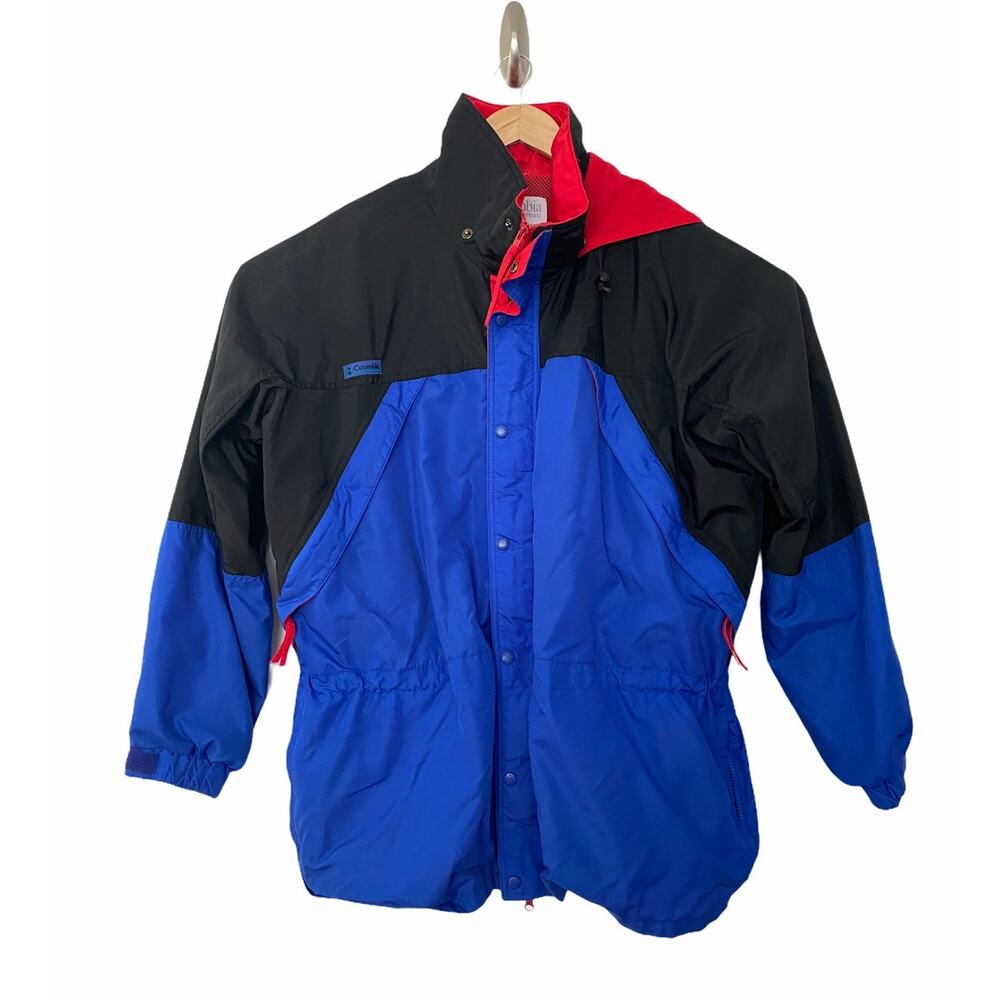 Columbia Radial Sleeve Mens Vintage Color Block Zip Up Jacket XL